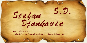 Stefan Đanković vizit kartica